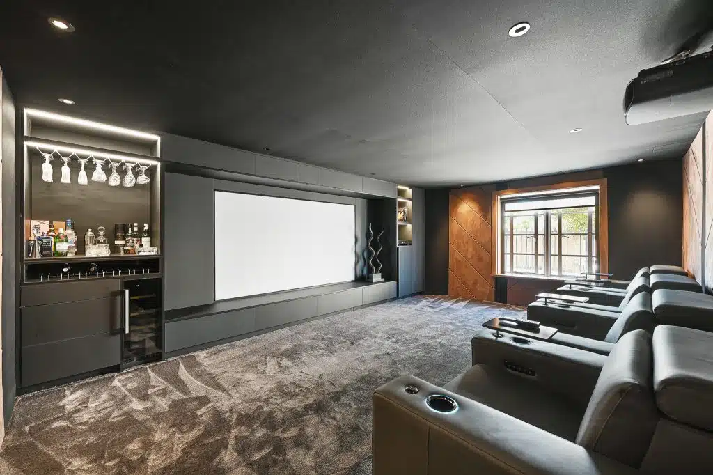 HARROW HOUSE large contempoary victorian location house West Hill House Cinema Room