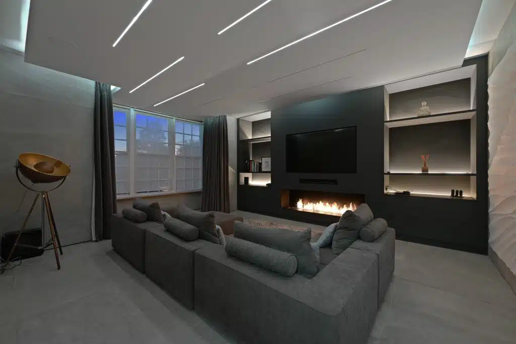 HARROW HOUSE large contempoary victorian location house West Hill House Living Room Night