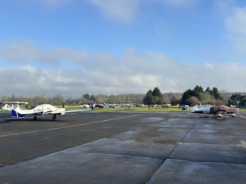 HERTORDSHIRE COUNTRY ESTATE airfield : glamping site : hangars shoot location IMG 7008