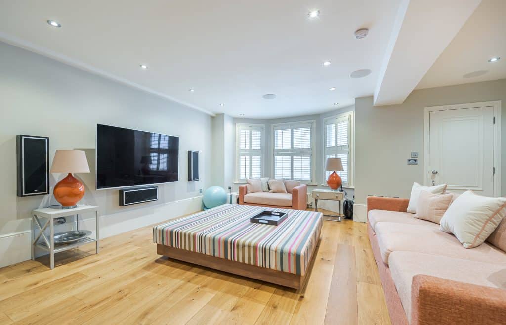 Macaulay Road Clapham Old Town Victorian location house Location Creation: Macaulay Road: basement cinema