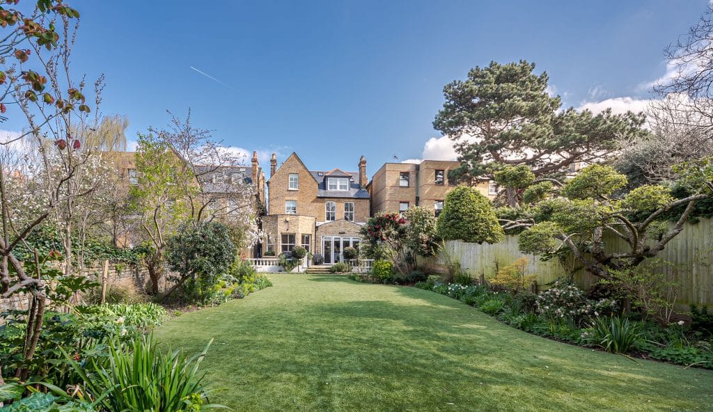Macaulay Road Clapham Old Town Victorian location house Location Creation: Macaulay Road: garden