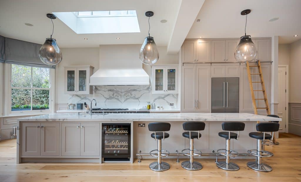 Macaulay Road Clapham Old Town Victorian location house Location Creation: Macaulay Road: kitchen island