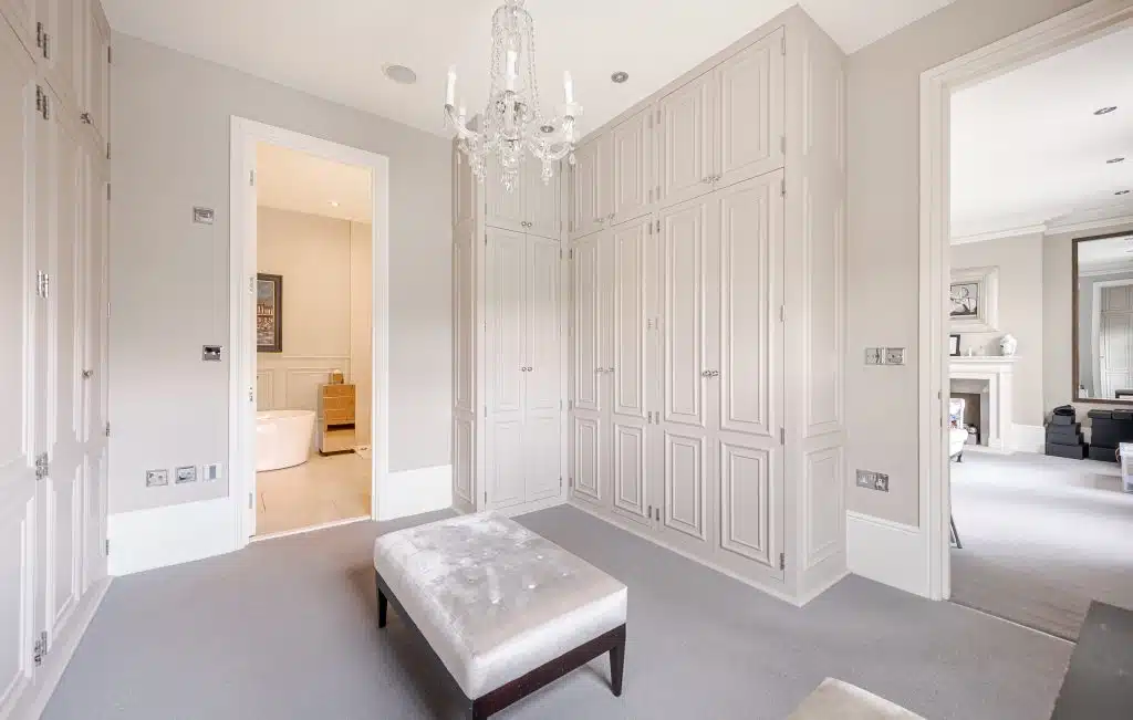 Macaulay Road Clapham Old Town Victorian location house Location Creation: Macaulay Road: master dressing