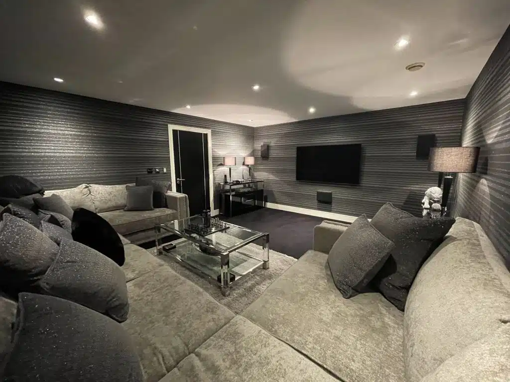 SOUTH LODGE modern buckinghamshire shoot location house Cinima room 2