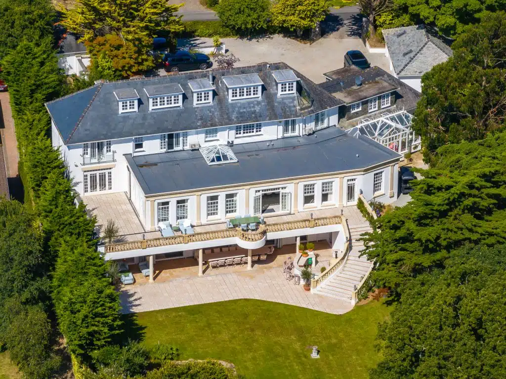 THE BEECHES cornwall large location house sea views The Beeches aerial photos 15