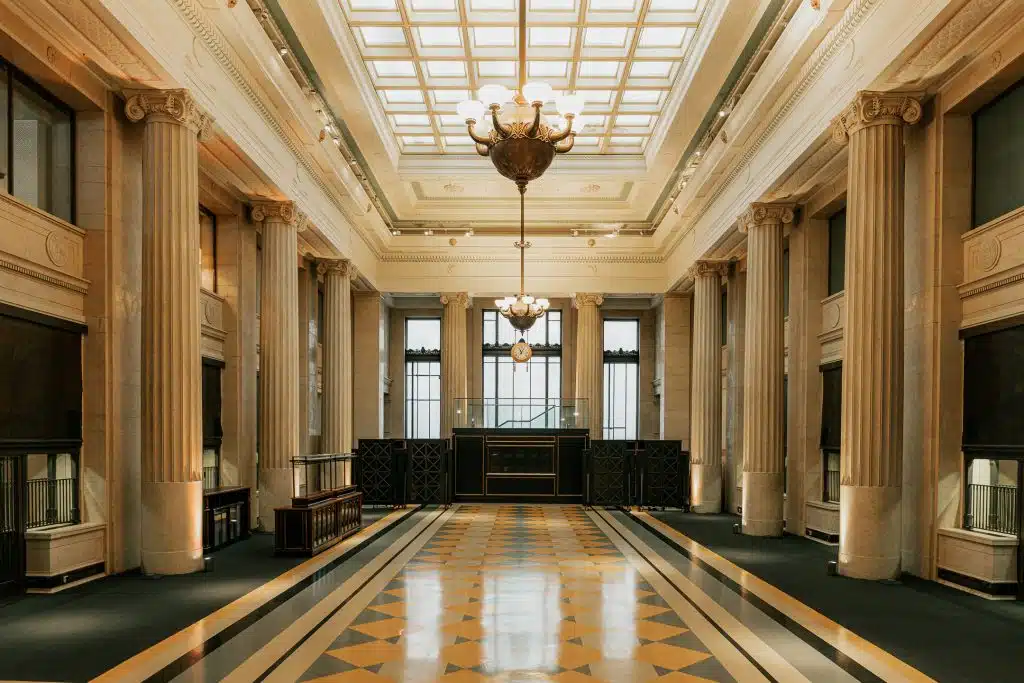 ART DECO PLACE grade ii listed london venue location hire The Main Hall
