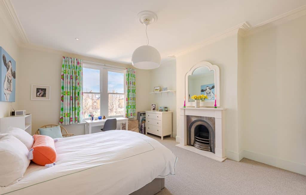 Blenkarne Road south west london modern victorian location house Location Creation: Blenkare: Bedroom (1)
