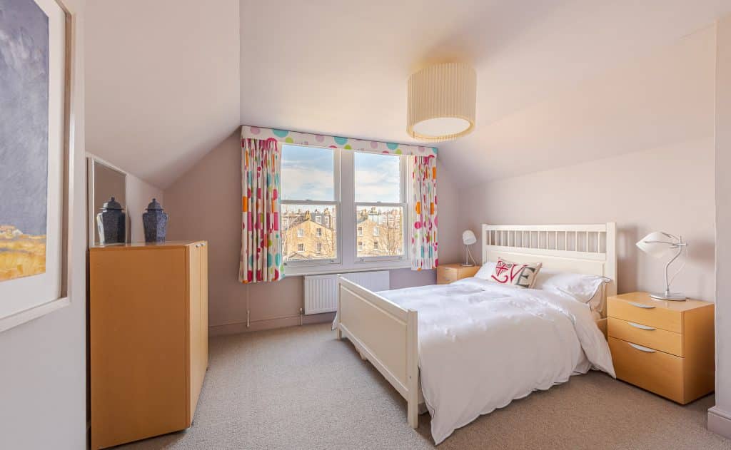 Blenkarne Road south west london modern victorian location house Location Creation: Blenkare: Bedroom (1)