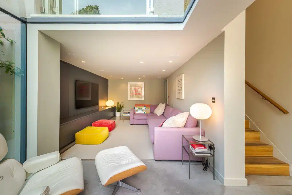 Blenkarne Road south west london modern victorian location house Location Creation: Blenkare: Extension