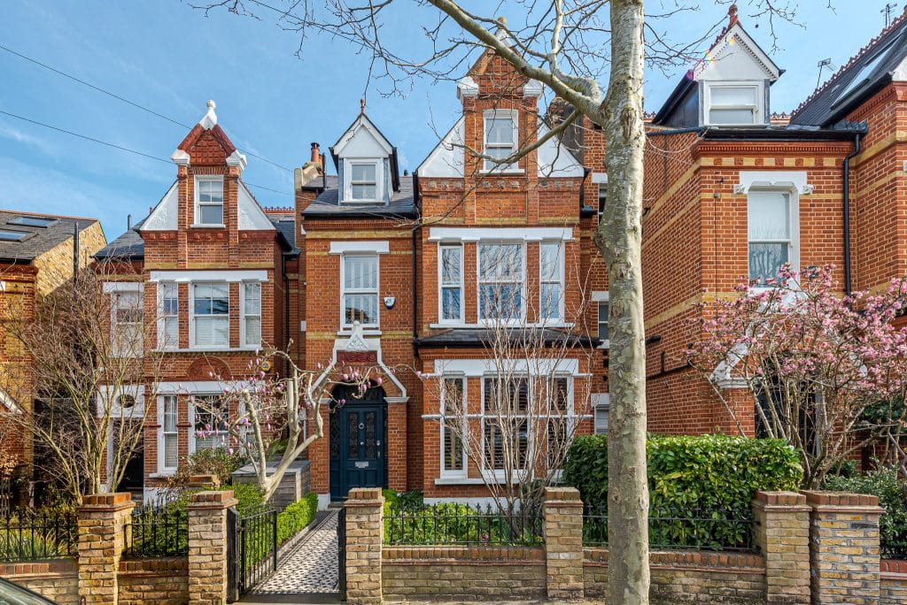 Blenkarne Road south west london modern victorian location house Location Creation: Blenkare: Front of prop