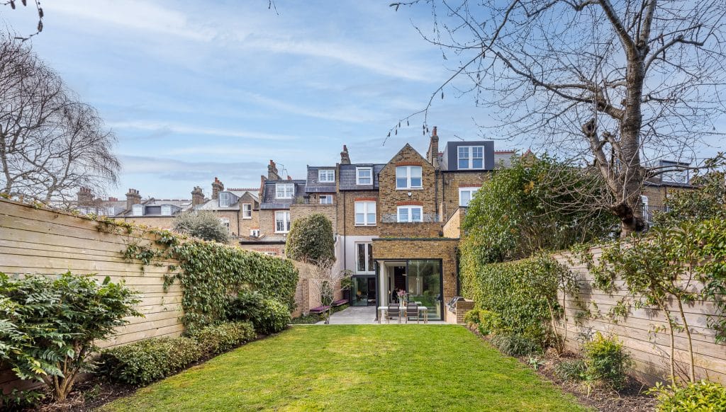 Blenkarne Road south west london modern victorian location house Location Creation: Blenkare: Garden (1)