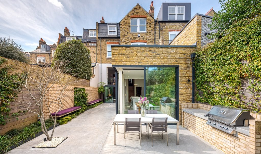 Blenkarne Road south west london modern victorian location house Location Creation: Blenkare: Garden