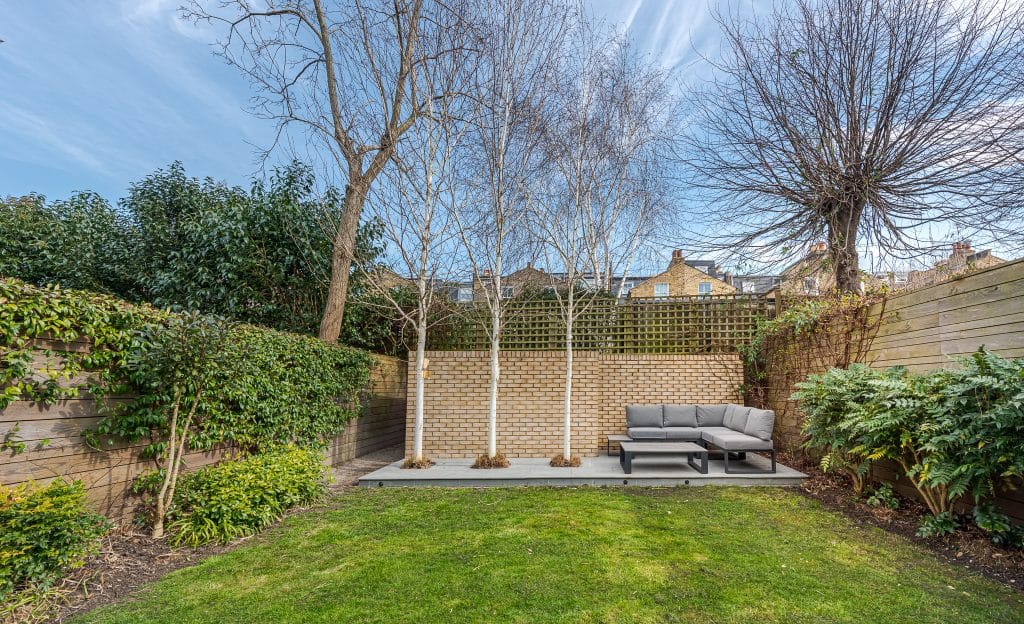 Blenkarne Road south west london modern victorian location house Location Creation: Blenkare: Garden (2)