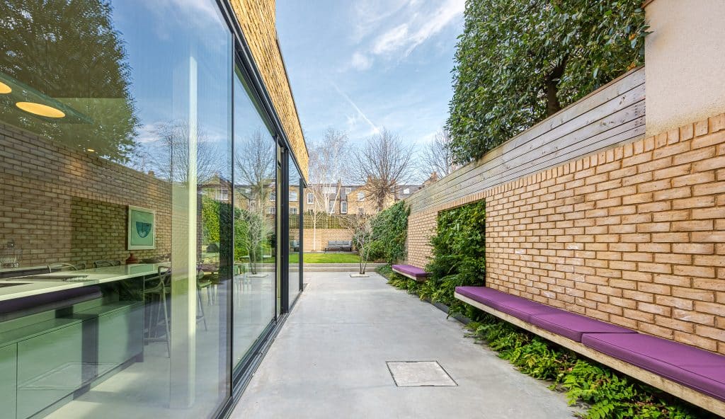 Blenkarne Road south west london modern victorian location house Location Creation: Blenkare: Garden (3)