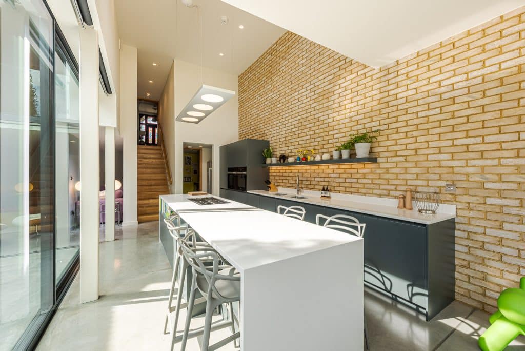 Blenkarne Road south west london modern victorian location house Location Creation: Blenkare: Kitchen island