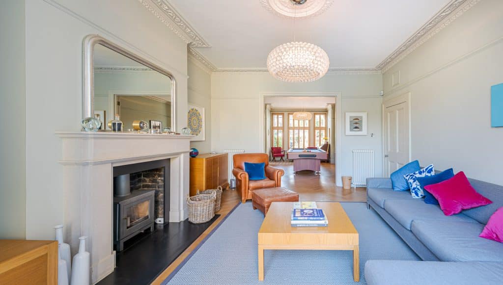 Blenkarne Road south west london modern victorian location house Location Creation: Blenkare: Sitting room