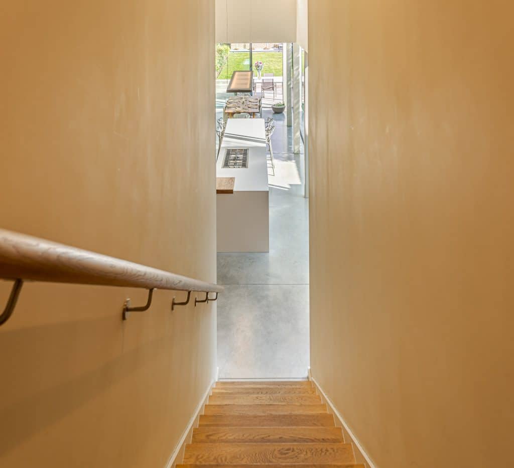 Blenkarne Road south west london modern victorian location house Location Creation: Blenkare: Stairs (1)