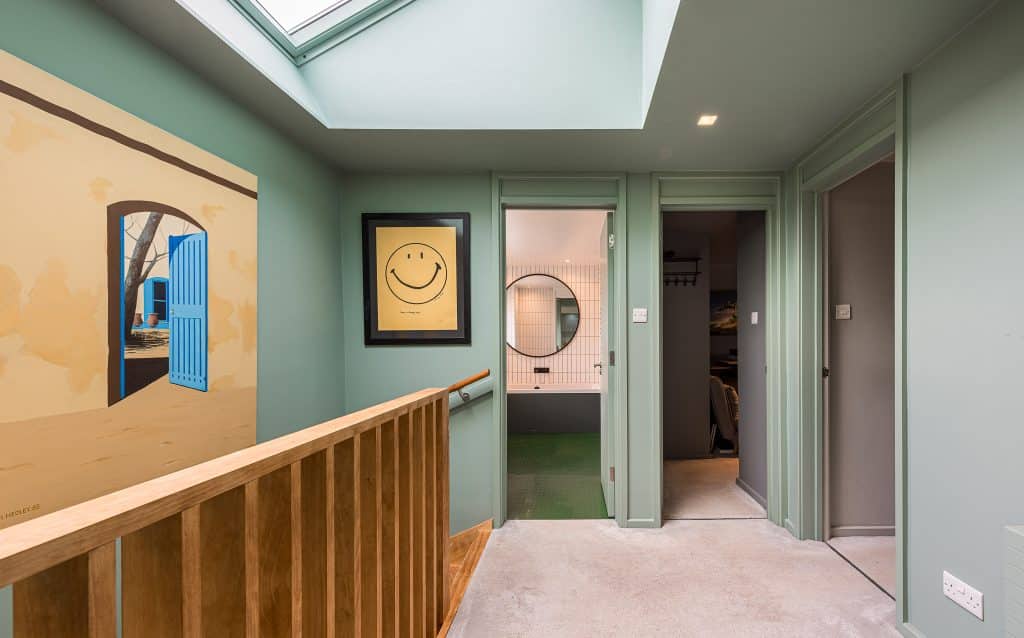 HENLEY HOUSE architecturally designed shoot home reading Location Creation:Henley House RG9:Upstairs Hall