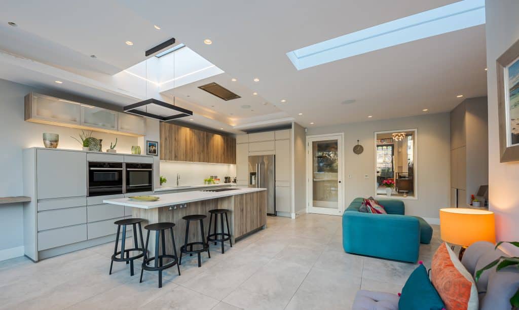 RITHERDON ROAD Modern, Architect designed Family Home location house Location Creation: Ritherdon Road: open kitchen