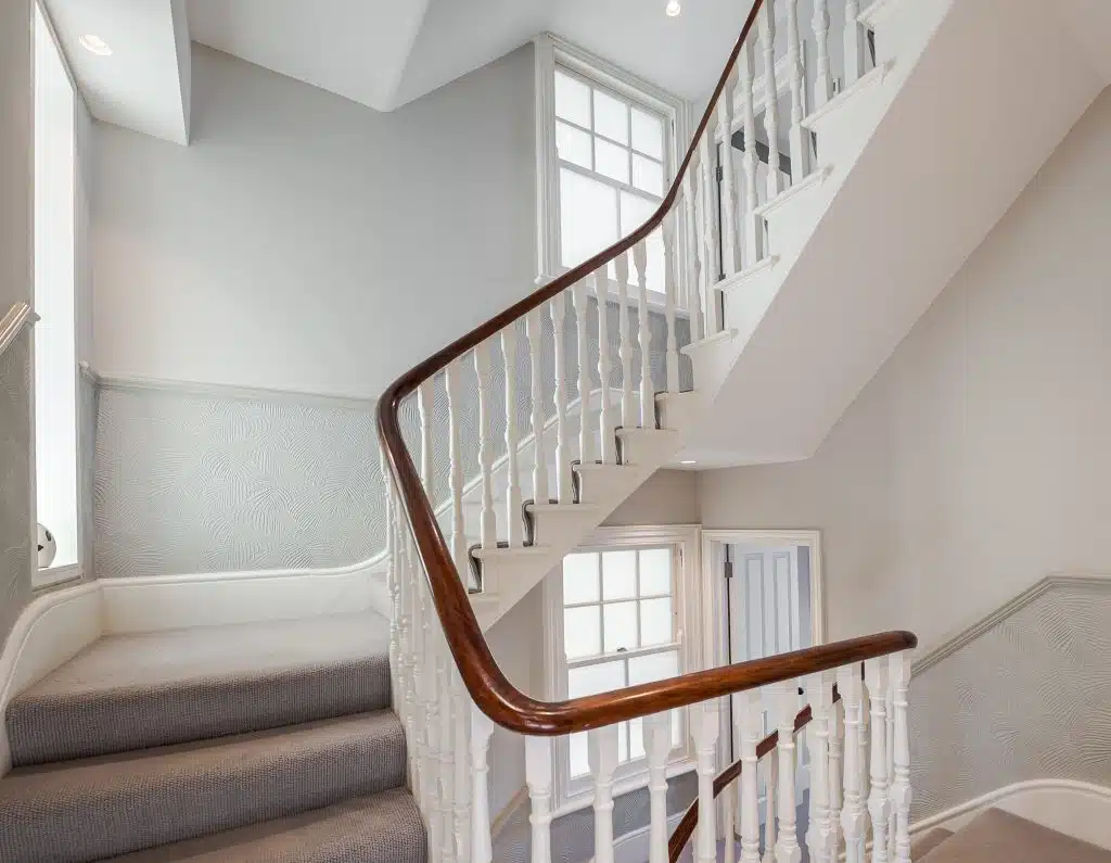 RITHERDON ROAD Modern, Architect designed Family Home location house Location Creation: Ritherdon Road: staircase