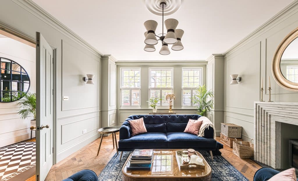 LANGHAM HOUSE twickenham richmond modern neutral location house Langham Location House TW11:formal drawing room alt