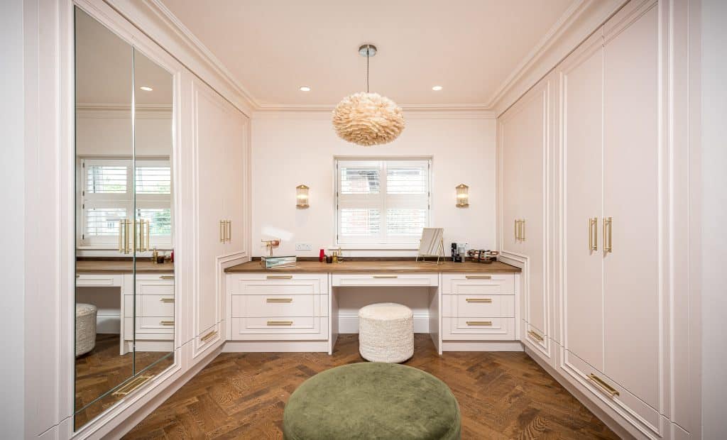 LANGHAM HOUSE twickenham richmond modern neutral location house Langham Location House TW11:master dresser