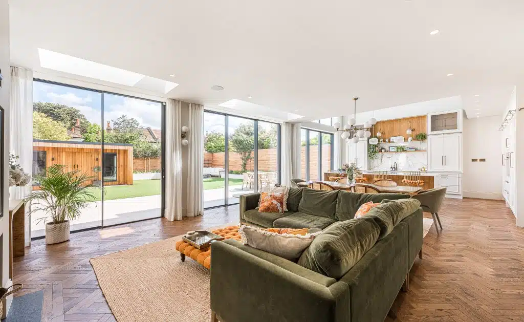 LANGHAM HOUSE twickenham richmond modern neutral location house Langham Location House TW11:open kitchen 2