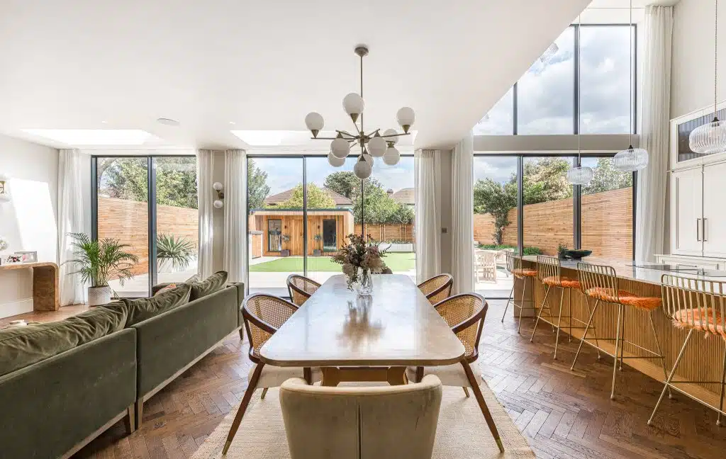 LANGHAM HOUSE twickenham richmond modern neutral location house Location Creation:Langham Location House TW11:open kitchen