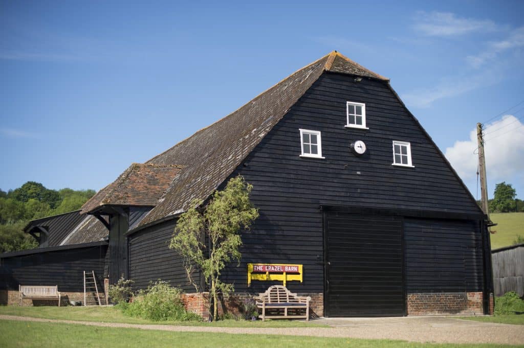 ROLLING HILL FARM Kent countryside shoot location house Barn - Lower Austin Lodge exterior1