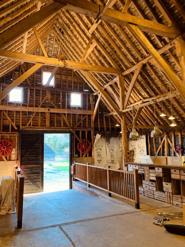 ROLLING HILL FARM Kent countryside shoot location house Lower Austin Lodge Barn interior4