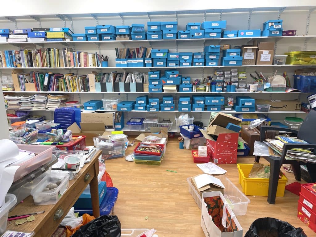 SURREY SYNAGOGUE Weybridge shoot location school office Synagogue upstairs storage room