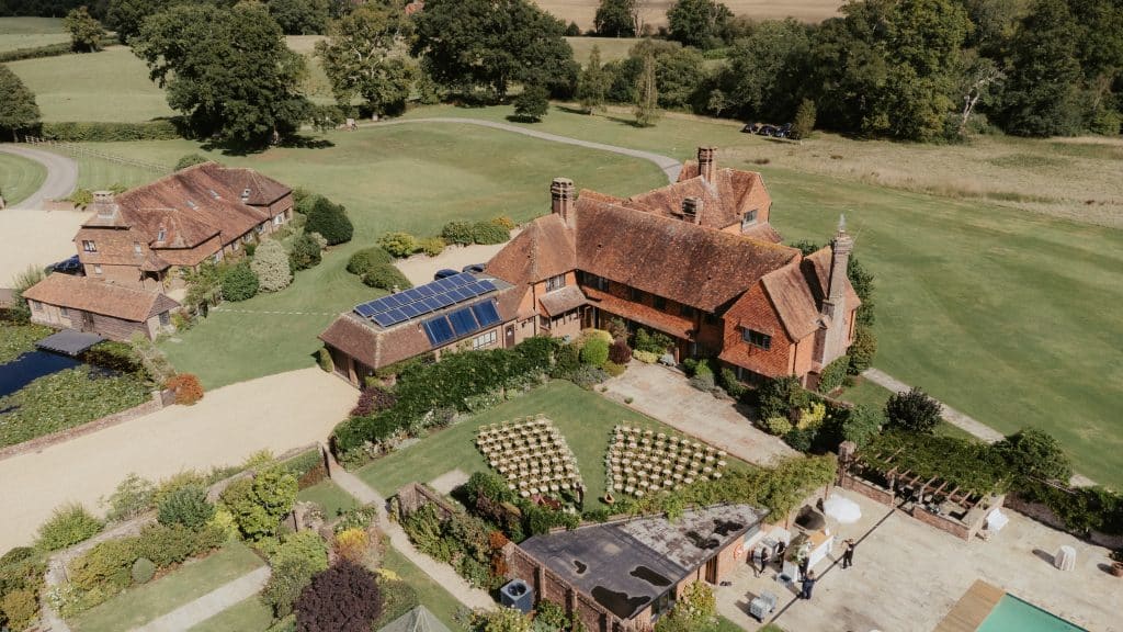 BURNINGFORD MANOR surrey large location house and grounds Lizzie&AlexWedding 4