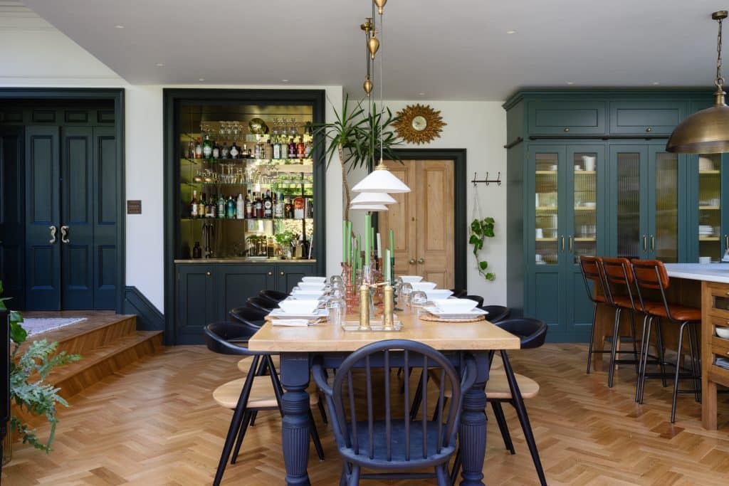FAIRFAX FAMILY Family home shoot location twickenham Kitchen Dining Area