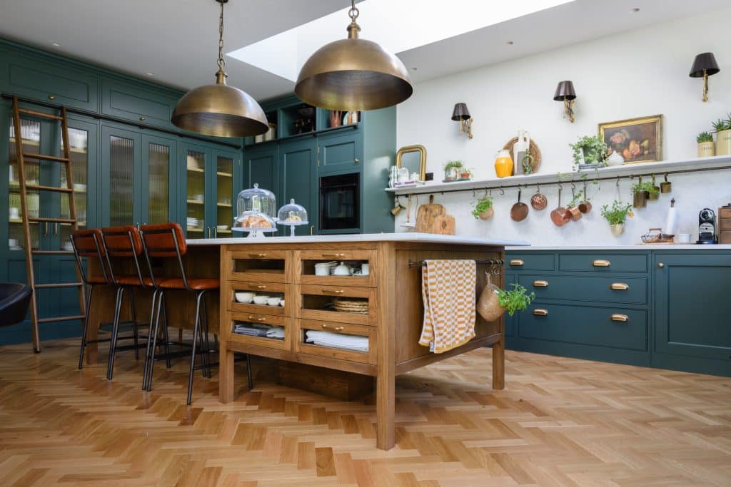 FAIRFAX FAMILY Family home shoot location twickenham Kitchen Island