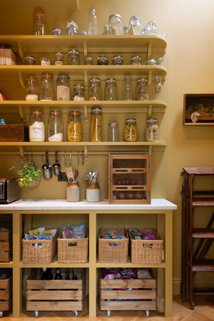 FAIRFAX FAMILY Family home shoot location twickenham Kitchen Pantry (1)