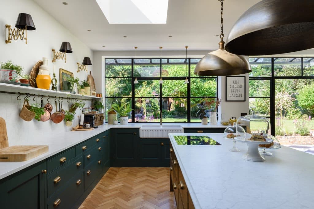 FAIRFAX FAMILY Family home shoot location twickenham Kitchen Sink