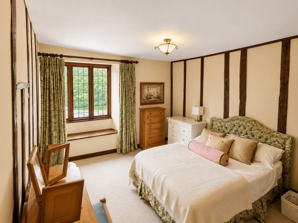 CAINHOE 16th century Grade II listed country house bedfordshire shoot locationCainhoe bedroom 4 1