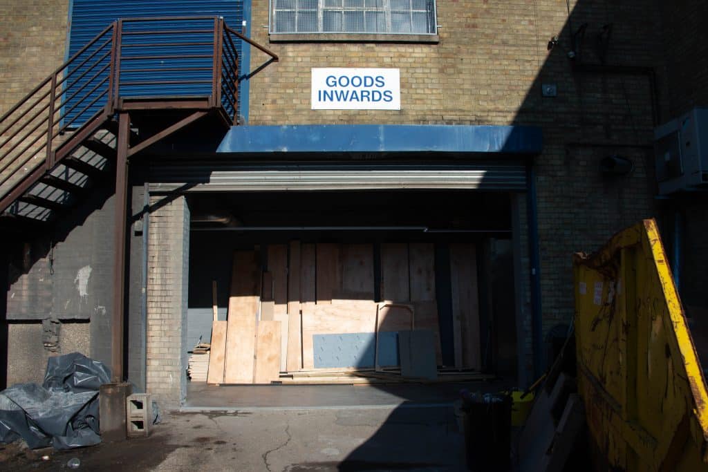 FOLD east london nightclub venue event space shoot location LOADING BAY BACK