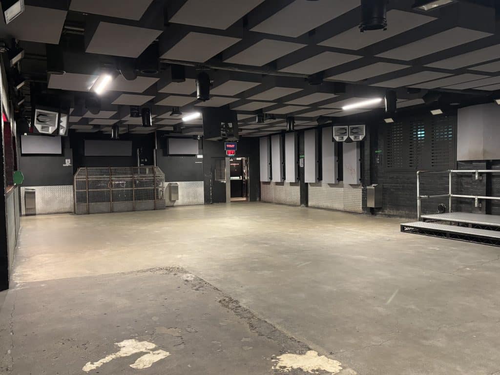 FOLD east london nightclub venue event space shoot location MAINROOM6