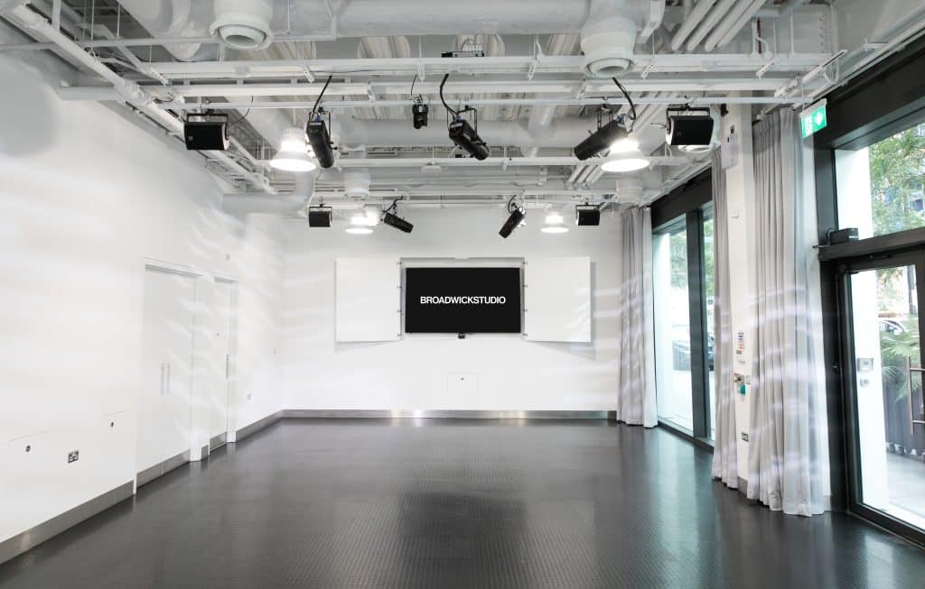 BROADWICK STUDIO event office neutral shoot location east london Main Space 3