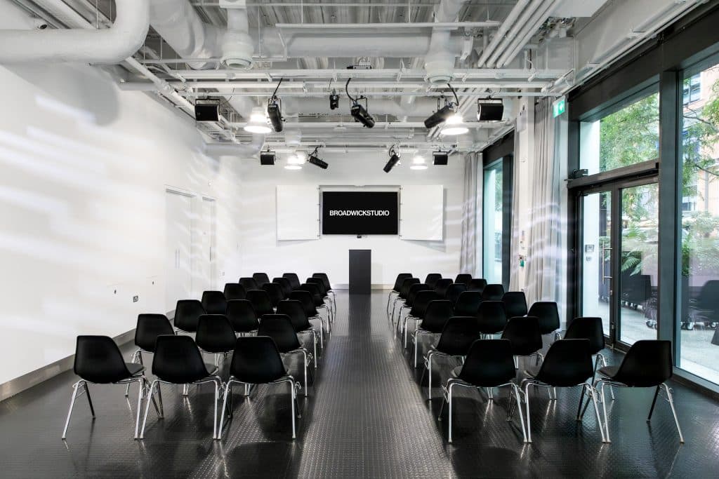 BROADWICK STUDIO event office neutral shoot location east london Theatre Style