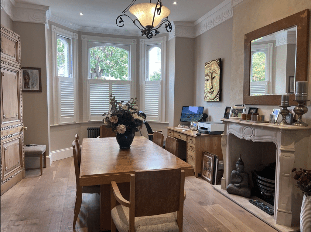 LAVENDER HOUSE south west london victorian location house Dining Room