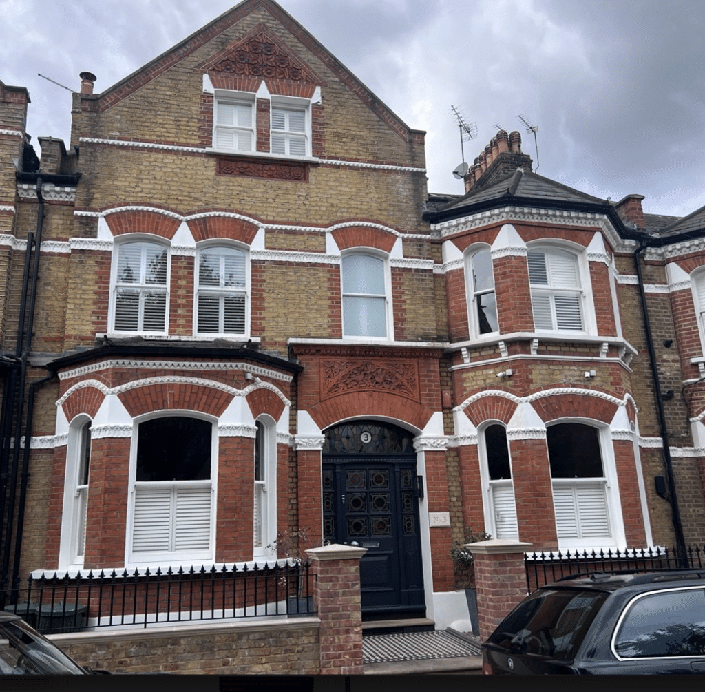 LAVENDER HOUSE south west london victorian location house Front of house outside