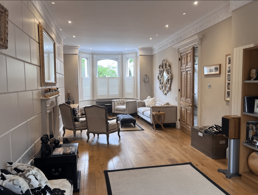 LAVENDER HOUSE south west london victorian location house Lounge